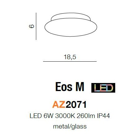 Ciekawy plafon - EOS M AZ2071 - Azzardo